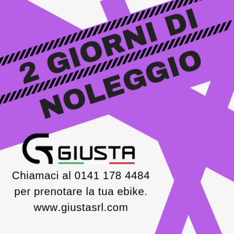 NOLEGGIO E-BIKE 2 GIORNI