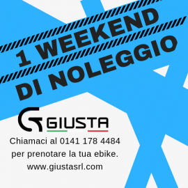 NOLEGGIO E-BIKE 1 WEEKEND